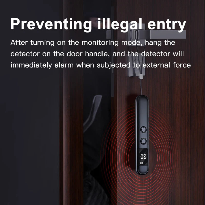 Détecteur de Caméra Infrarouge T66 Alarme Protectrice Détecteur de Signal Sans Fil Multifonction Mini Scanner Détecteur de Suivi GPS