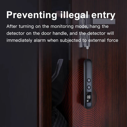 Détecteur de Caméra Infrarouge T66 Alarme Protectrice Détecteur de Signal Sans Fil Multifonction Mini Scanner Détecteur de Suivi GPS